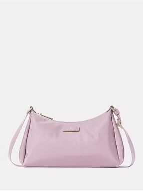 Kate Spade New York Carter Nylon Small Shoulder Bag, Lavender Smoke NEW NWT